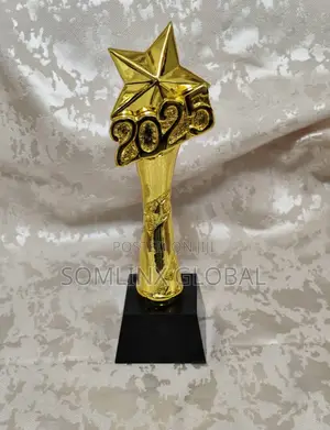 2025 Gold Trophy Plaque