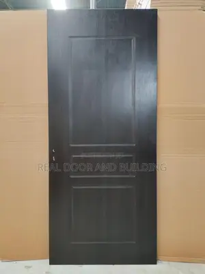 Brown Color HDF Wooden Door,(53fak)