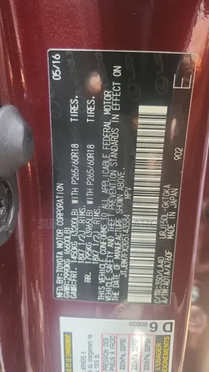 Lexus GX 460 Luxury 2016 Burgundy