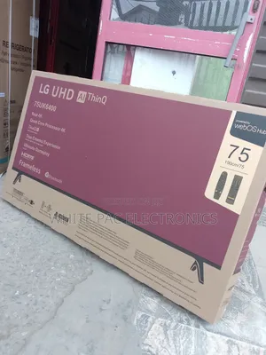 Lg 75"Inch Uhd 4k Smart Webos Flameless Tv >Netflix > Youtube >Wi-fi