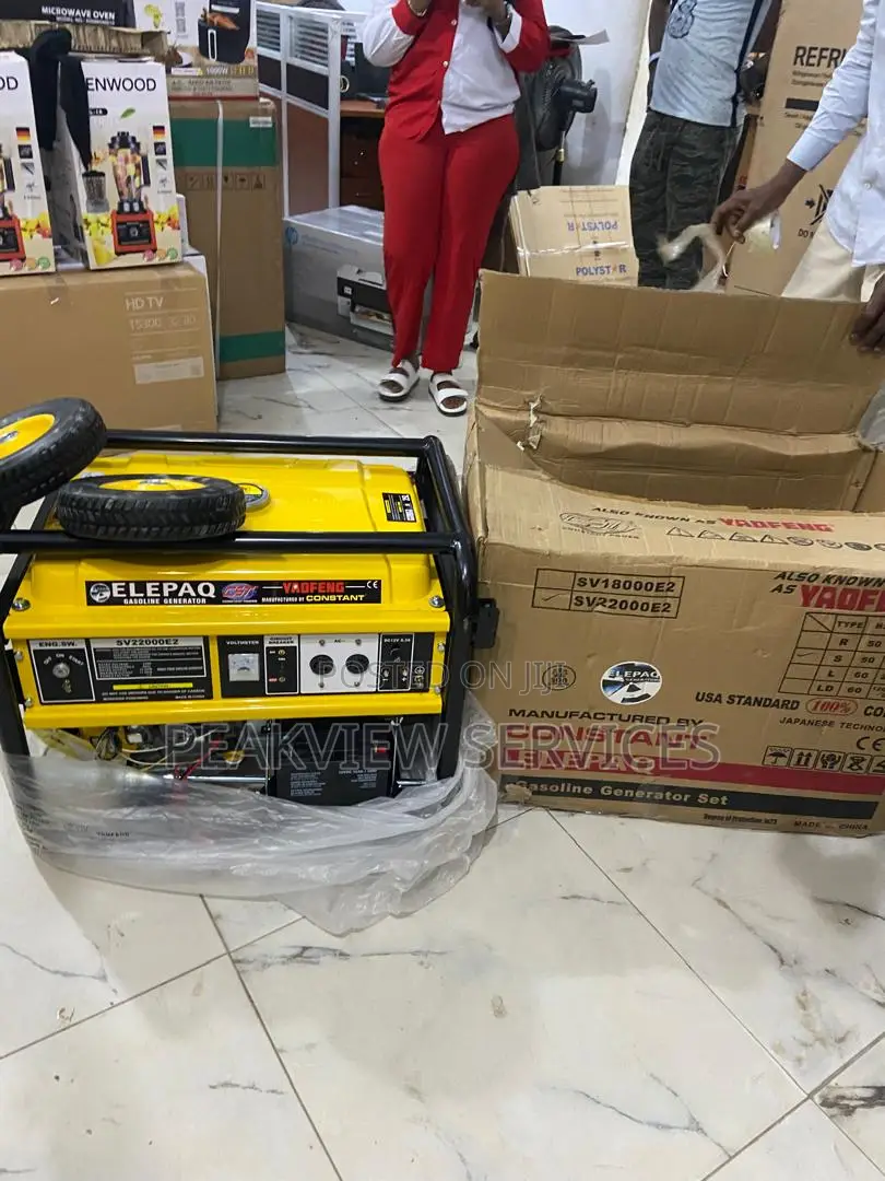 Elepaq Sv22000e2 Auto Generator 11kva With Wheels