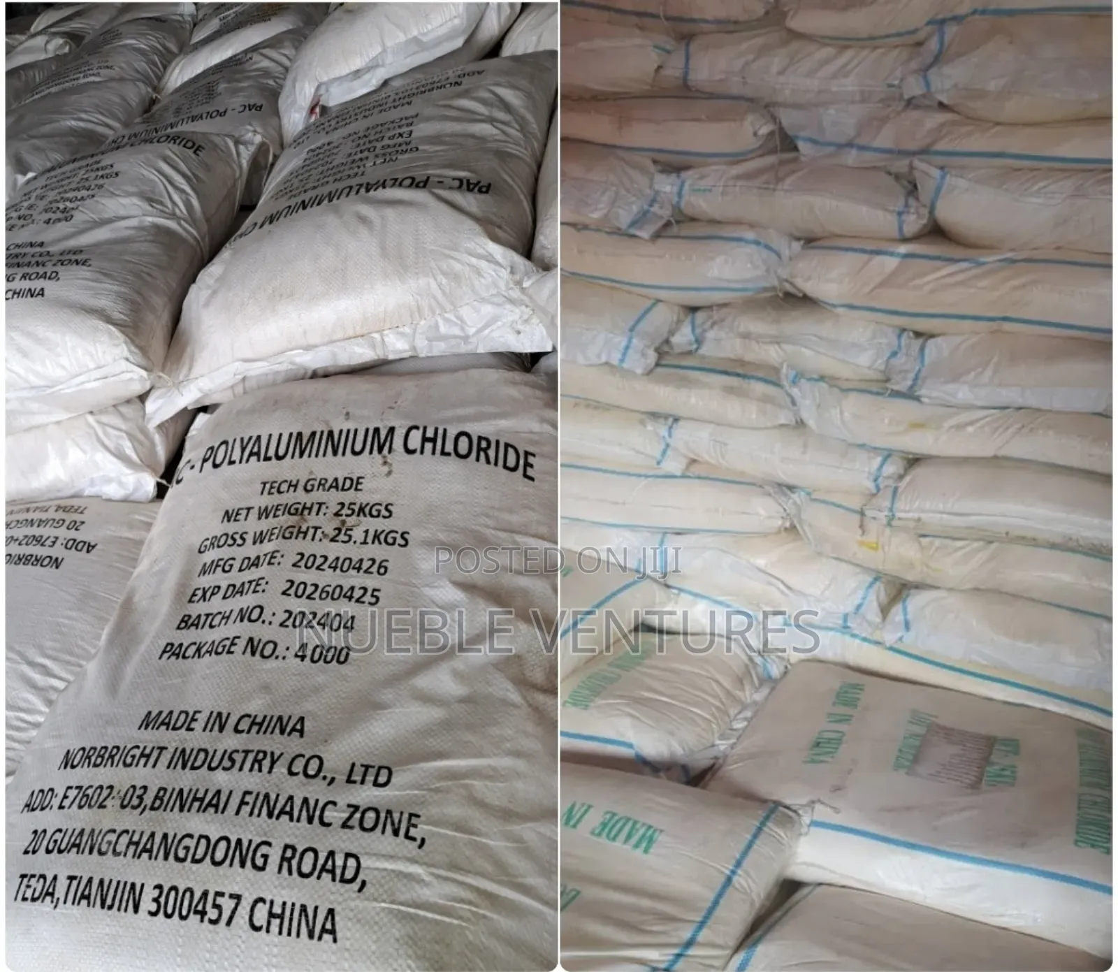 Pac White and Yellow (Poly Aluminum Chloride)