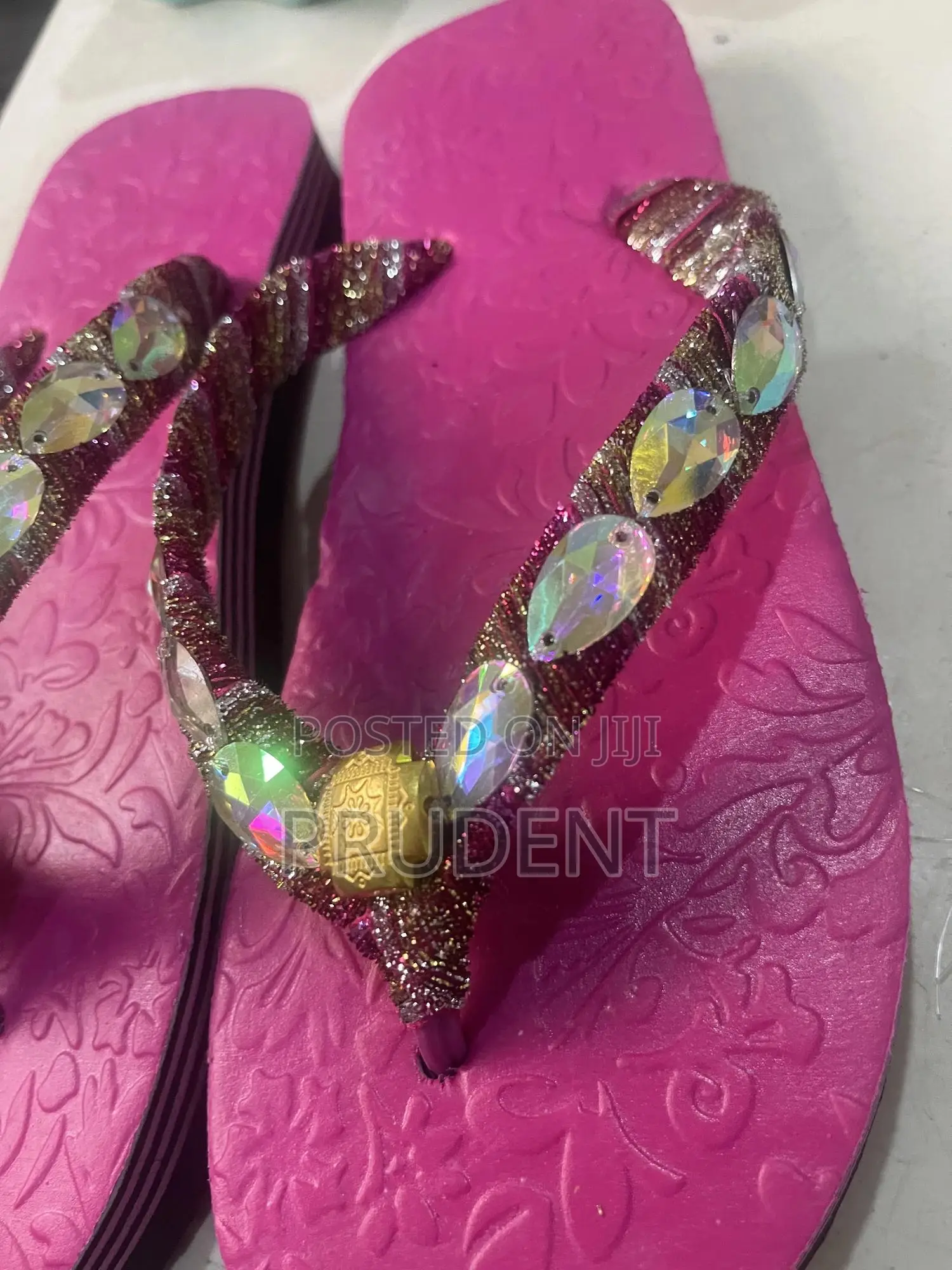 Slippers With Beautiful Beads