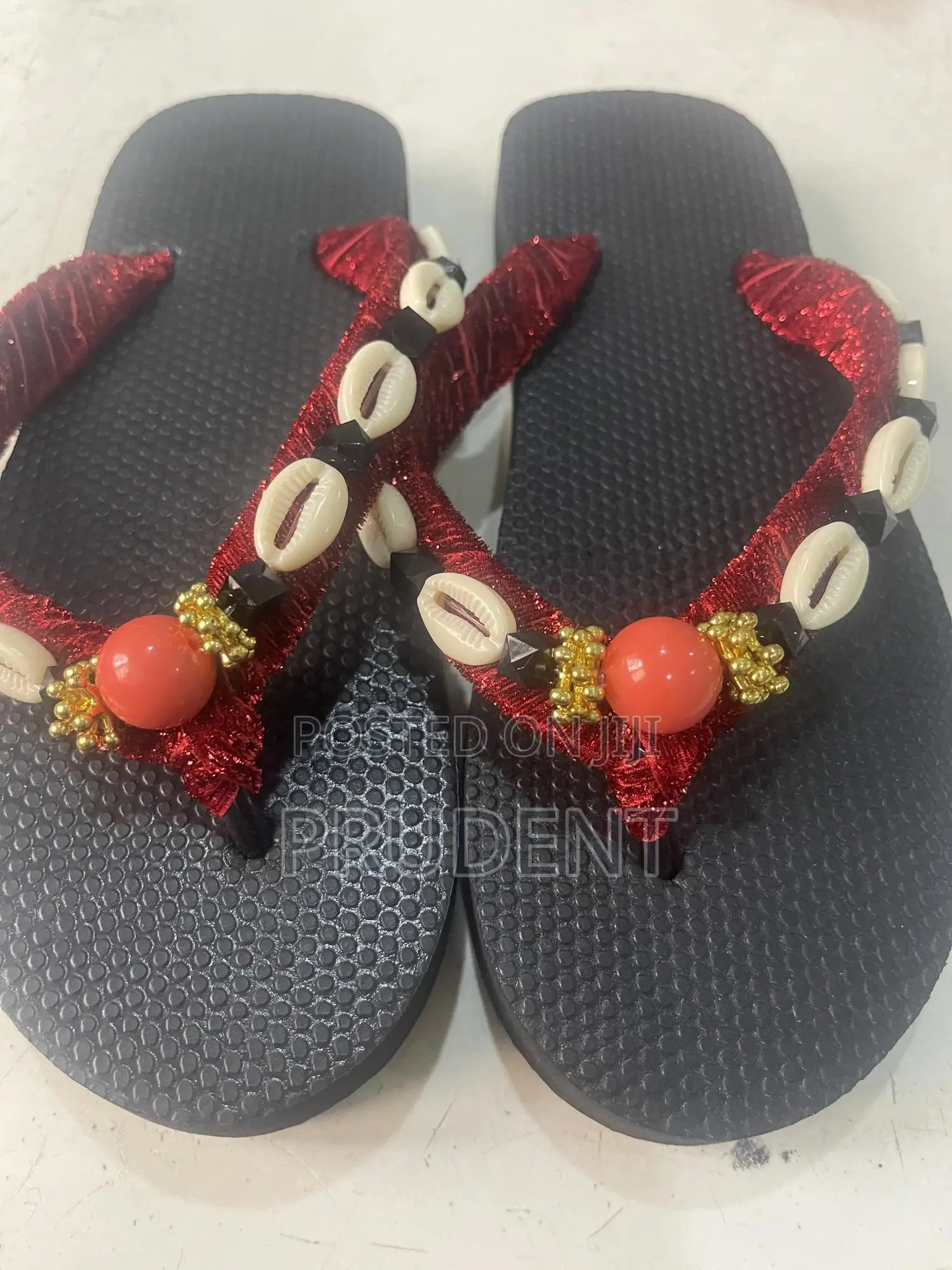Slippers With Beautiful Beads