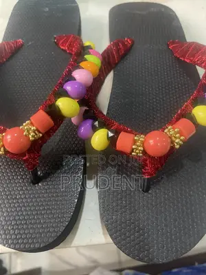 Slippers With Beautiful Beads
