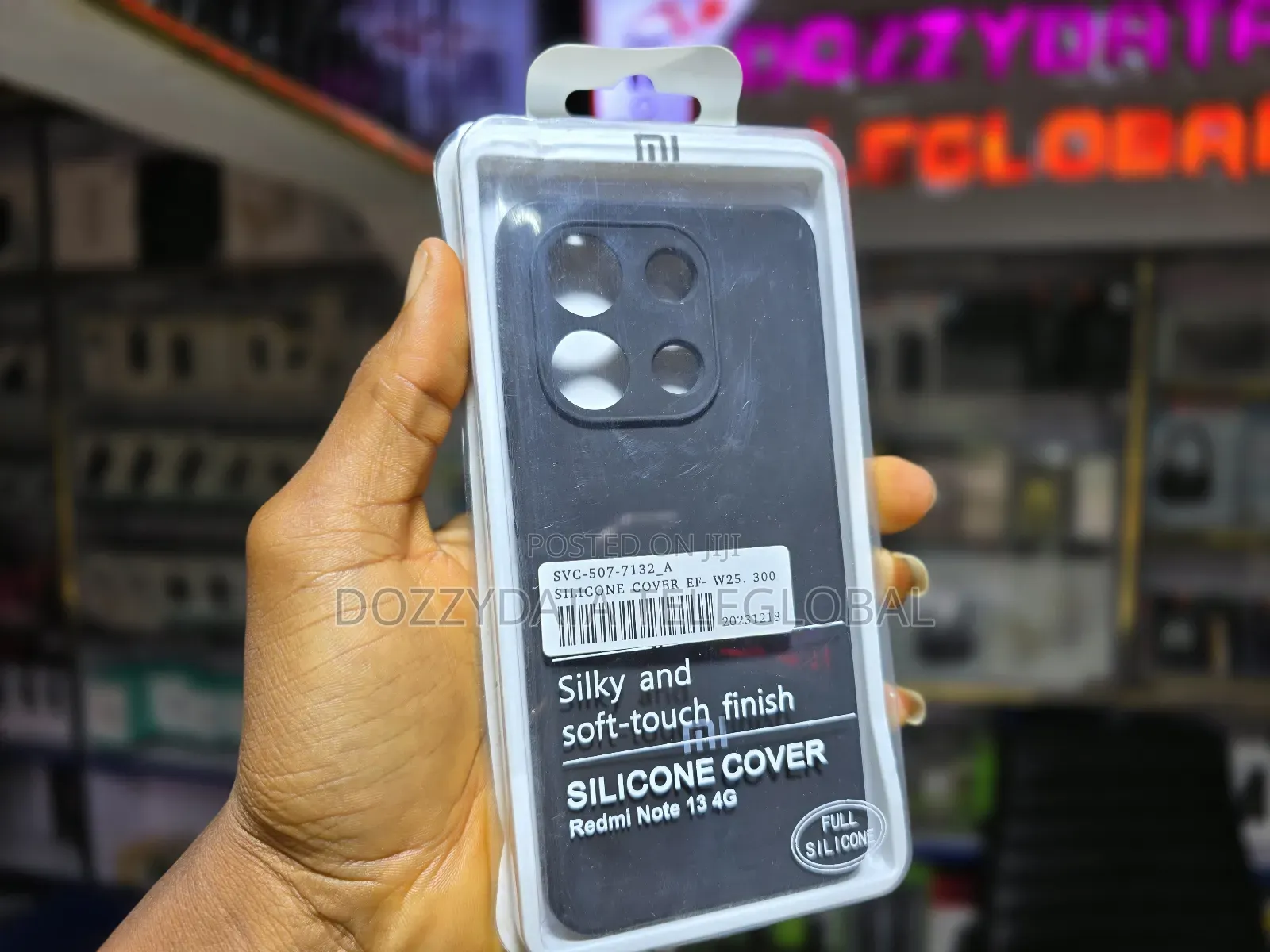 Redmi Note 13 Silicone Black Case