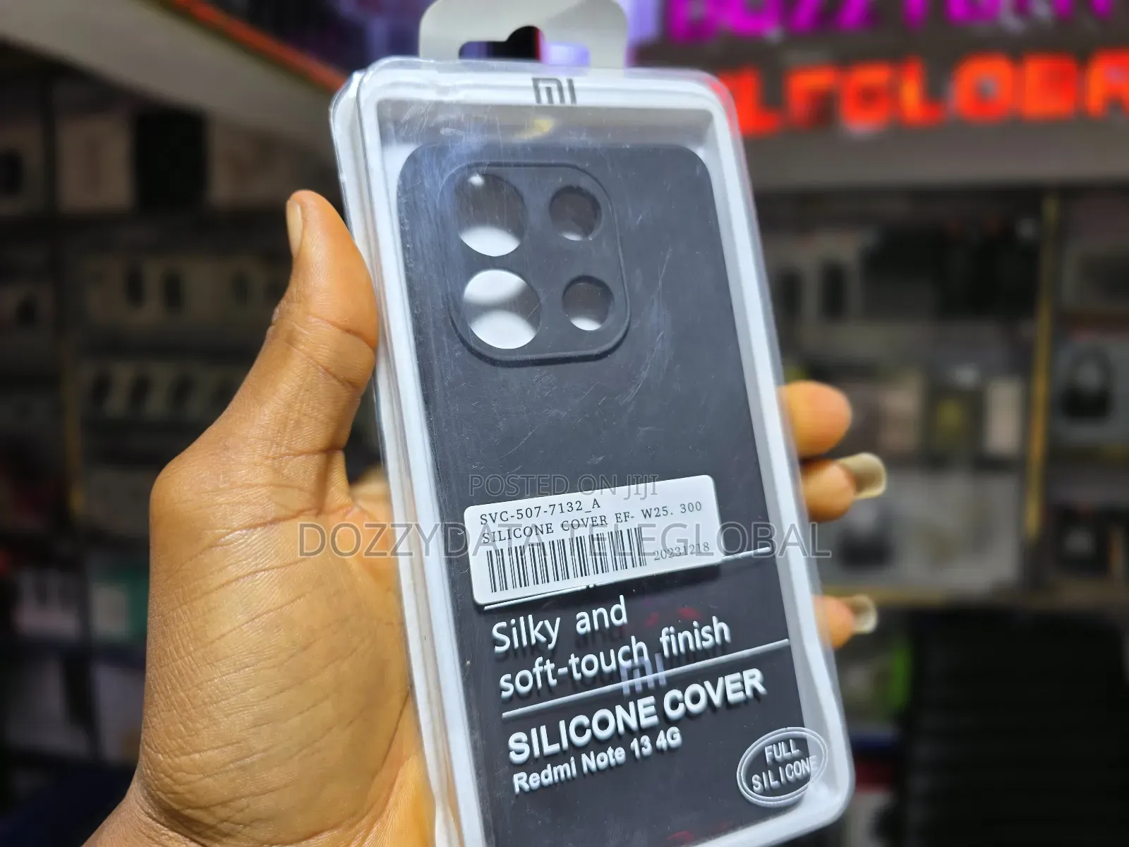 Redmi Note 13 Silicone Black Case