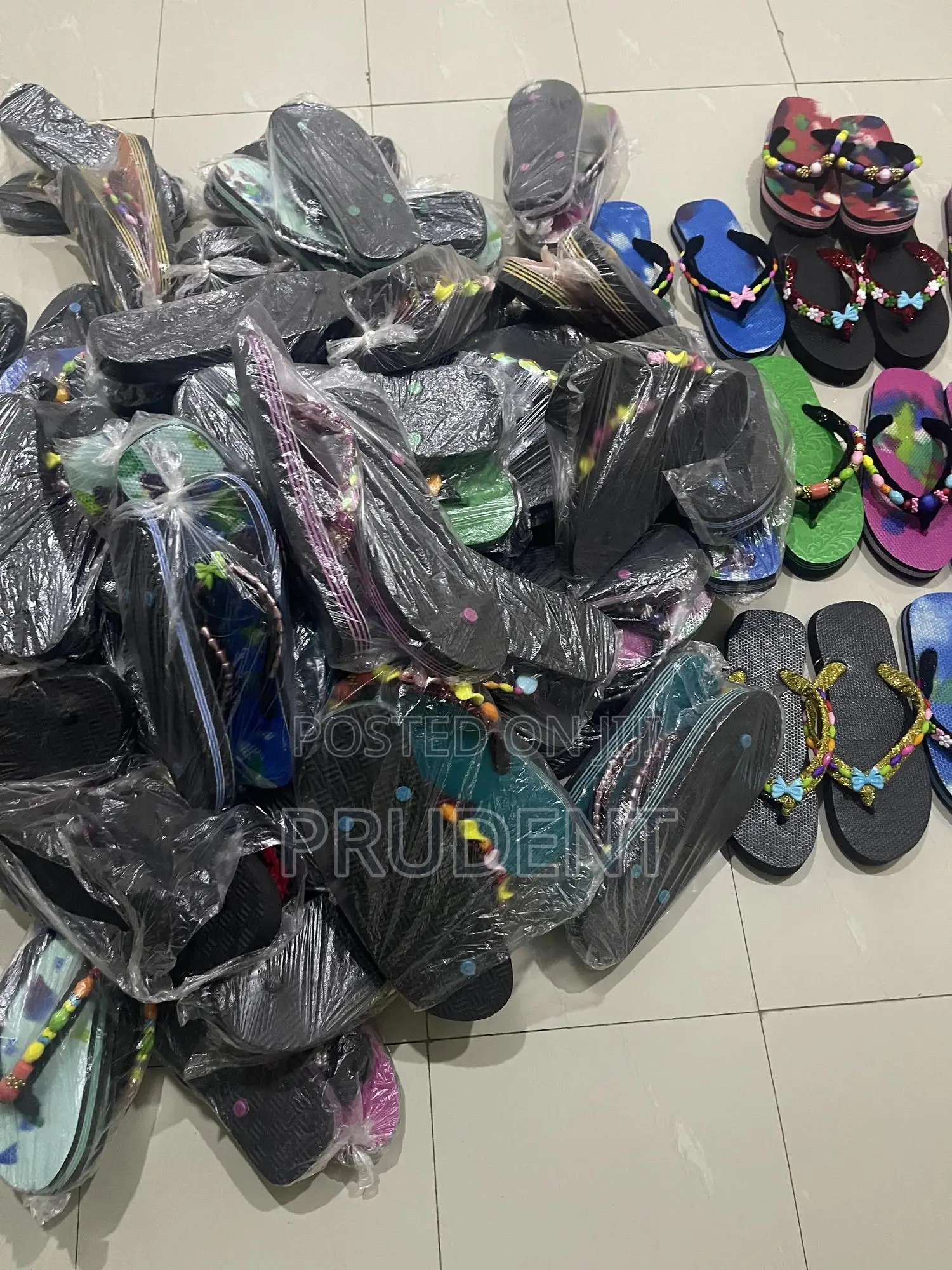 Bulk Beaded Slippers