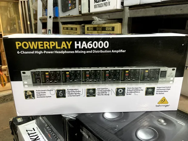 Behringer Powerplay Ha6000 Channel Headphone Mixing Amp in Ojo