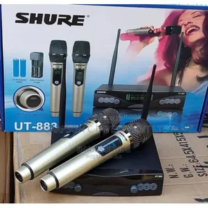 Shure Ut-883 Professional Wireless Microphone System Dual Uhf Mic