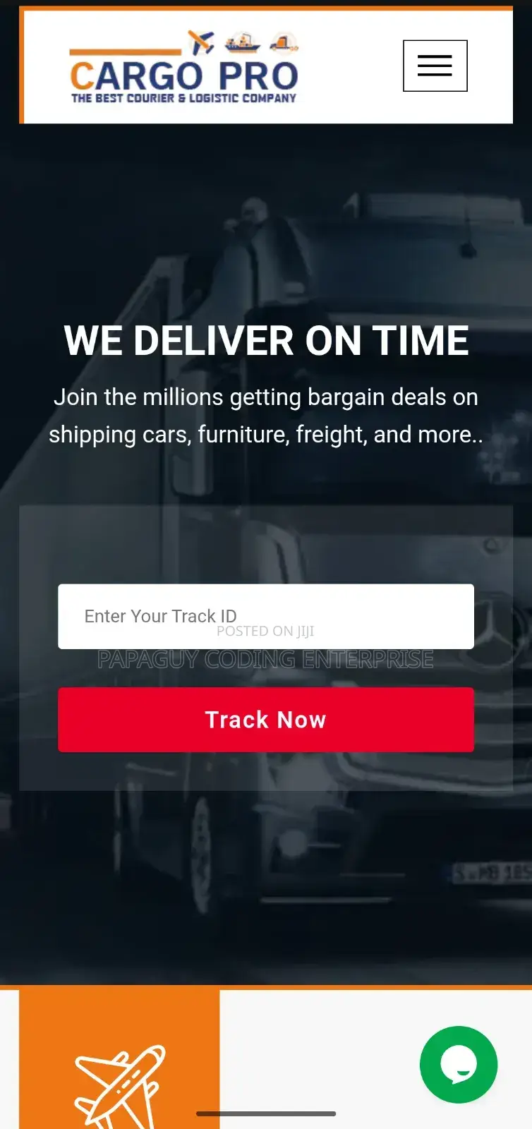 Buy a Professional Shipping Tracking Website Script in Benin City ...