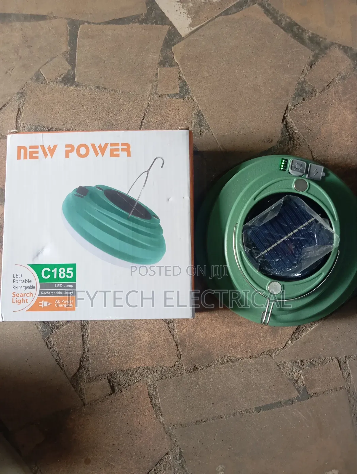 New Power Solar Led Portable Rechargeable Light