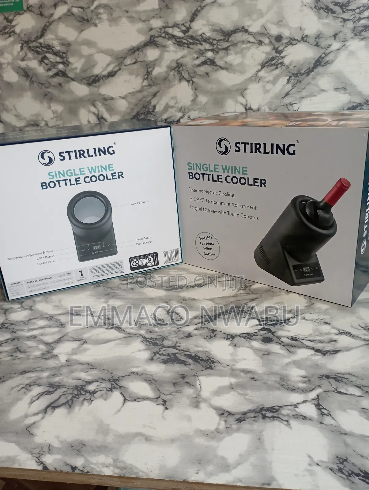 Stirling Digital Single Wine Bottle Cooler