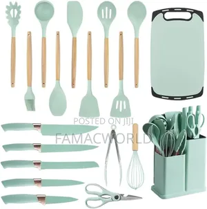 Silicon Cooking Set With Knives