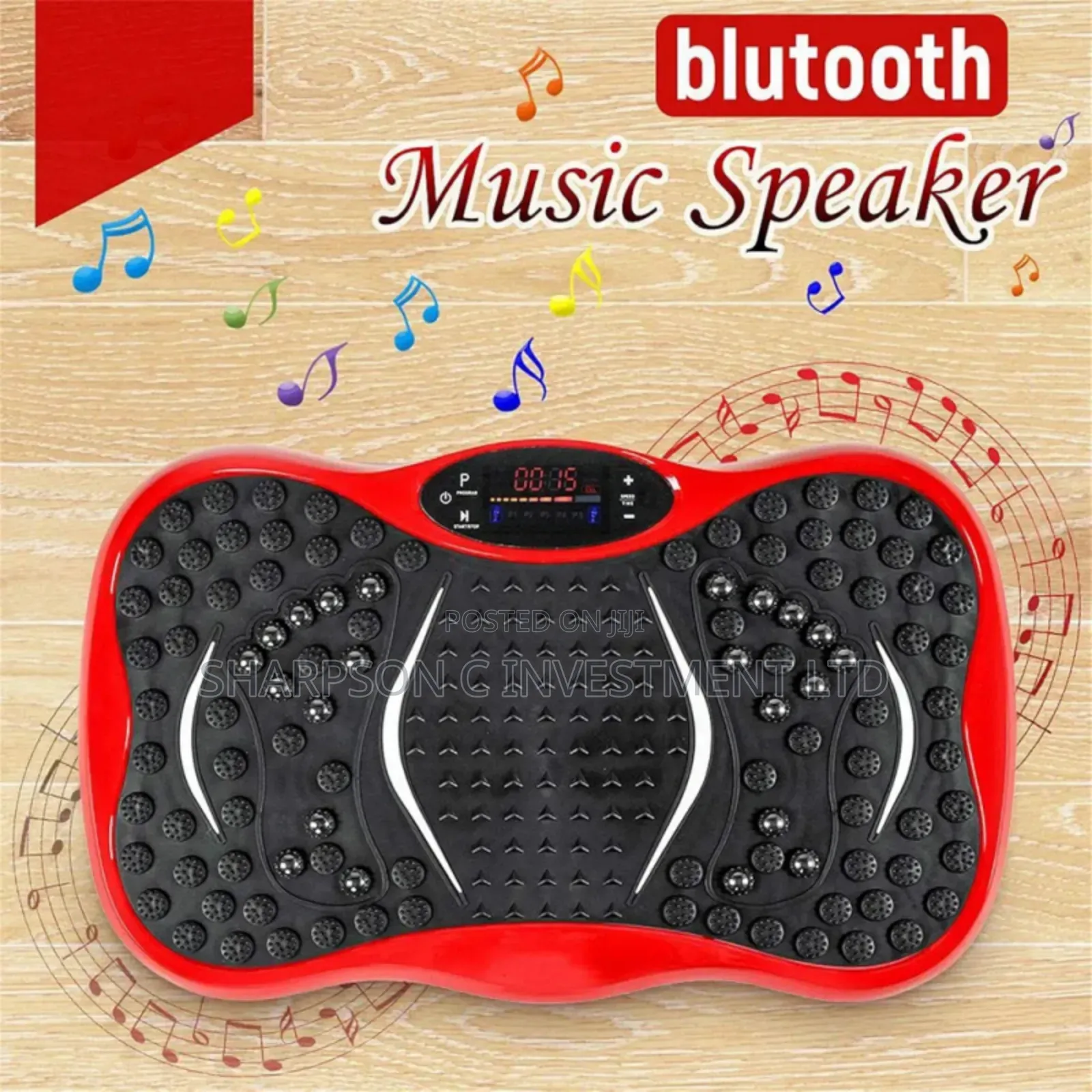 Whole Body Platform Vibrating Massager Machine Bluetooth Usb Music