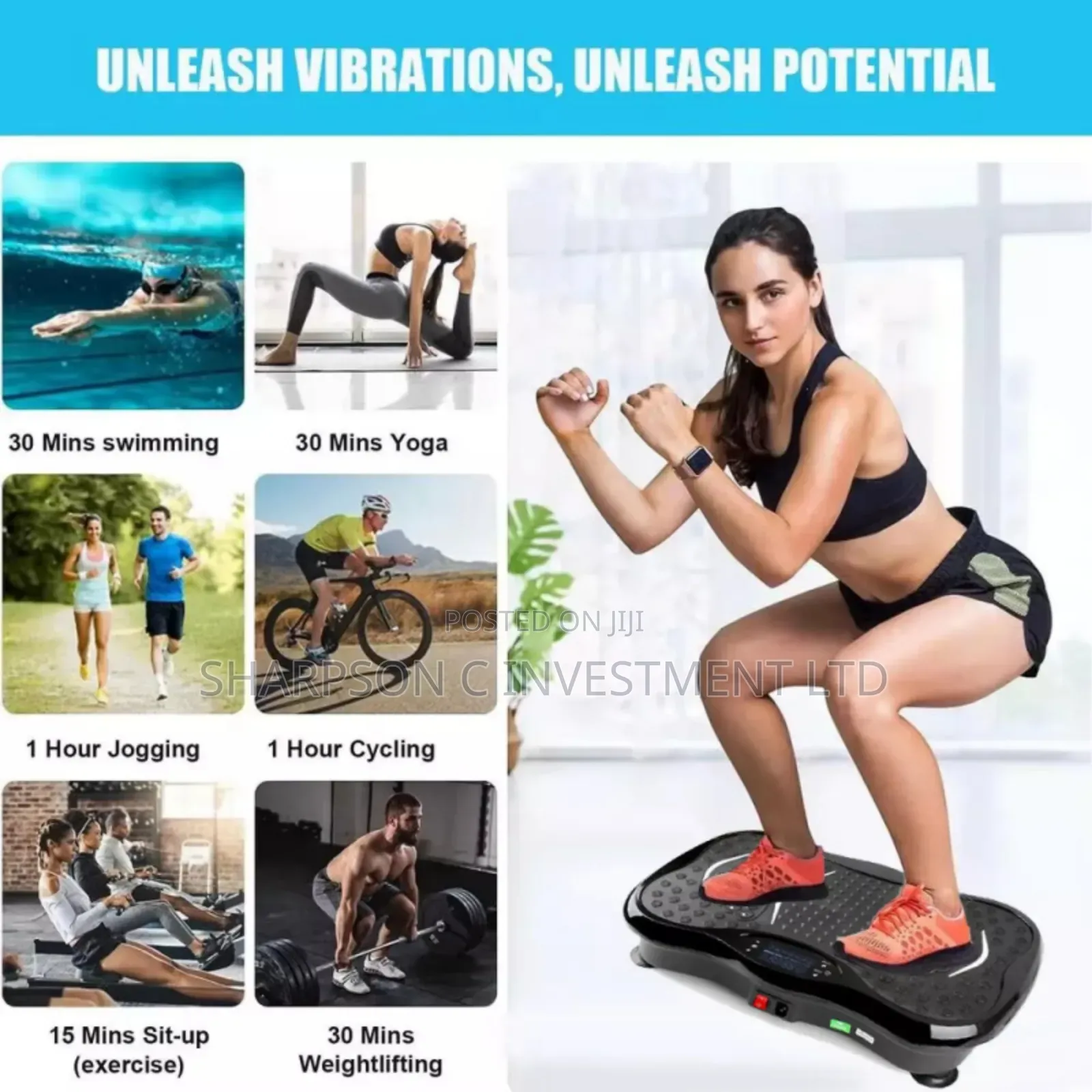 Bluetooth Usb Music Vibration Platform Massager Machine