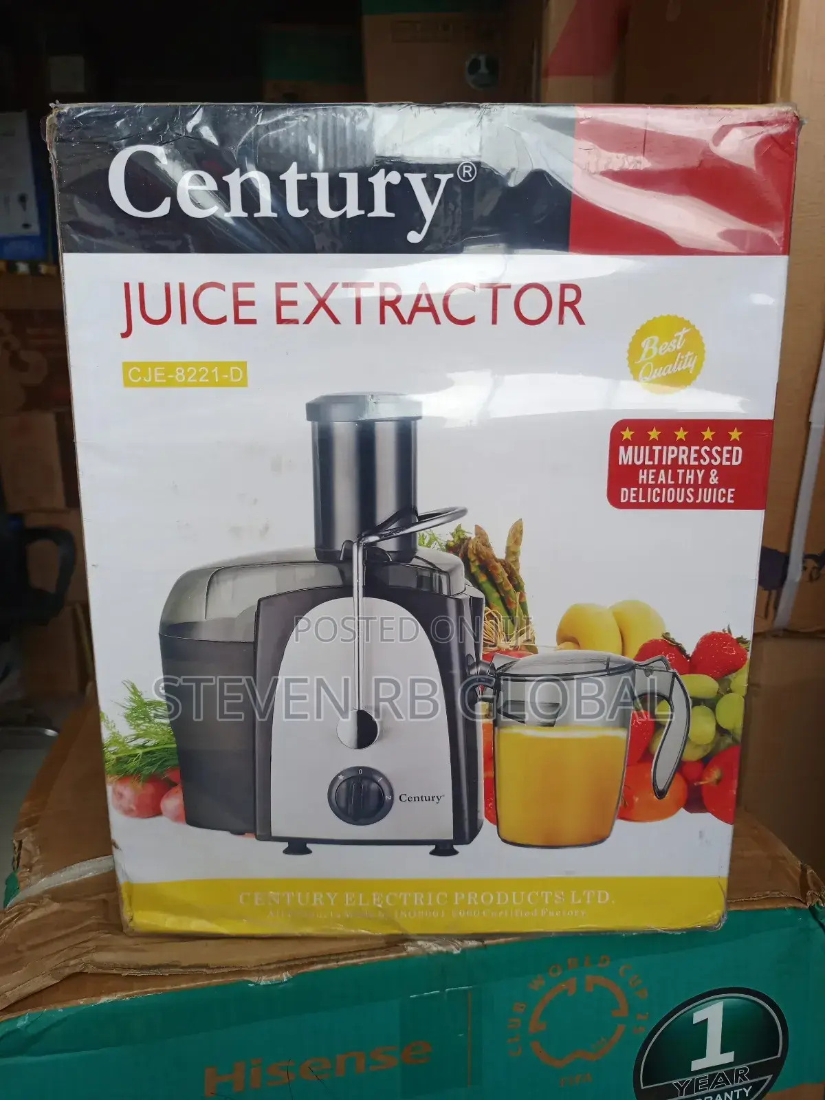 Century Juice Extractor | Cje-8221-D