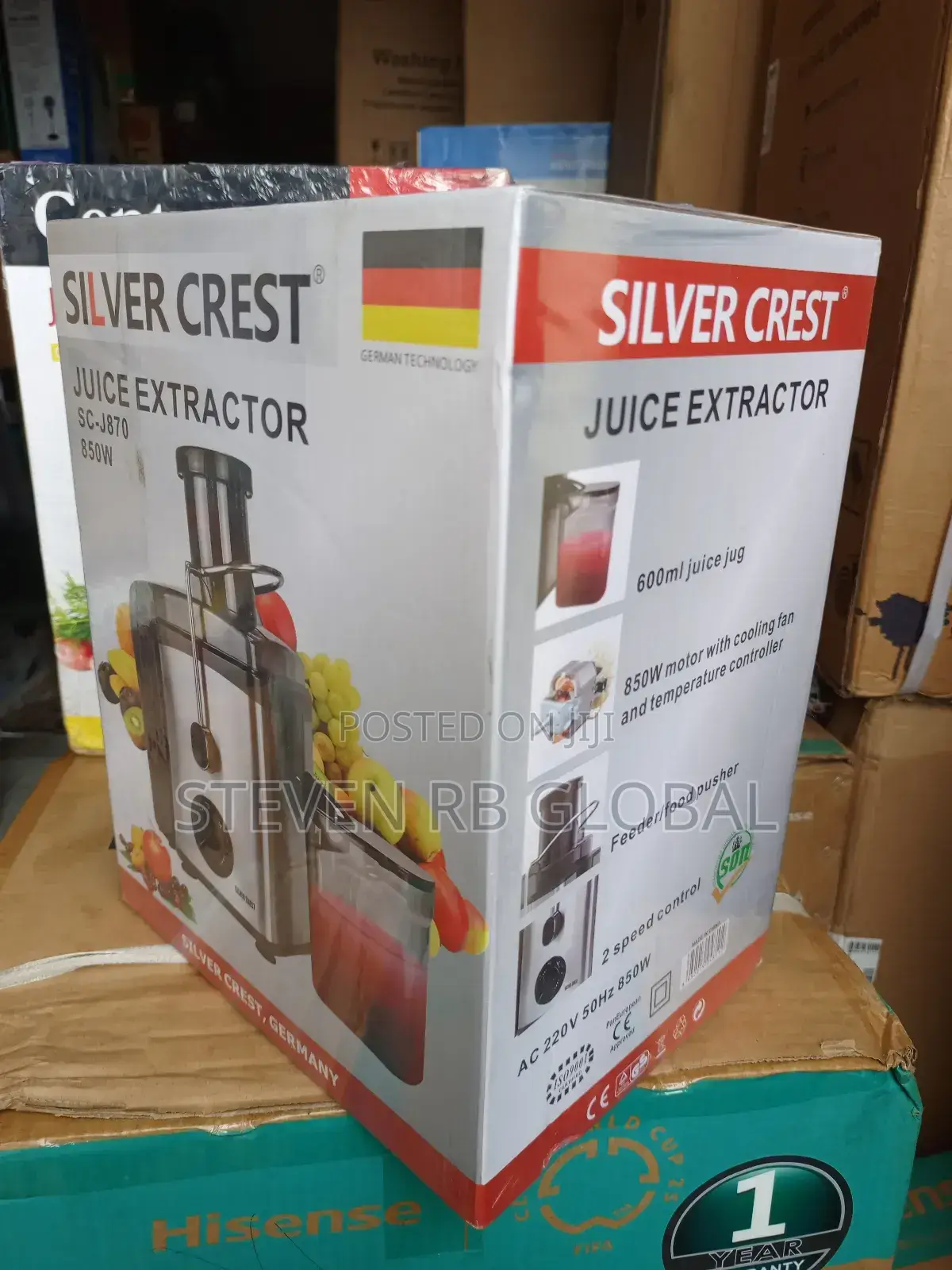 Silver Crest Juice Extractor 850w