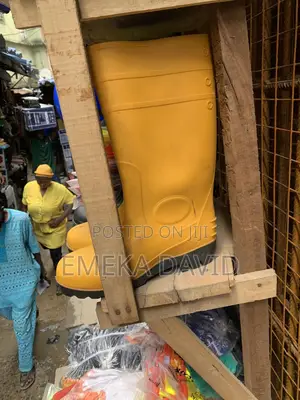 Yellow Safety Rain Boot