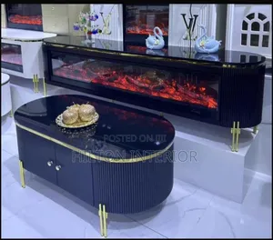 Luxury Morden Console With Matching Center Table