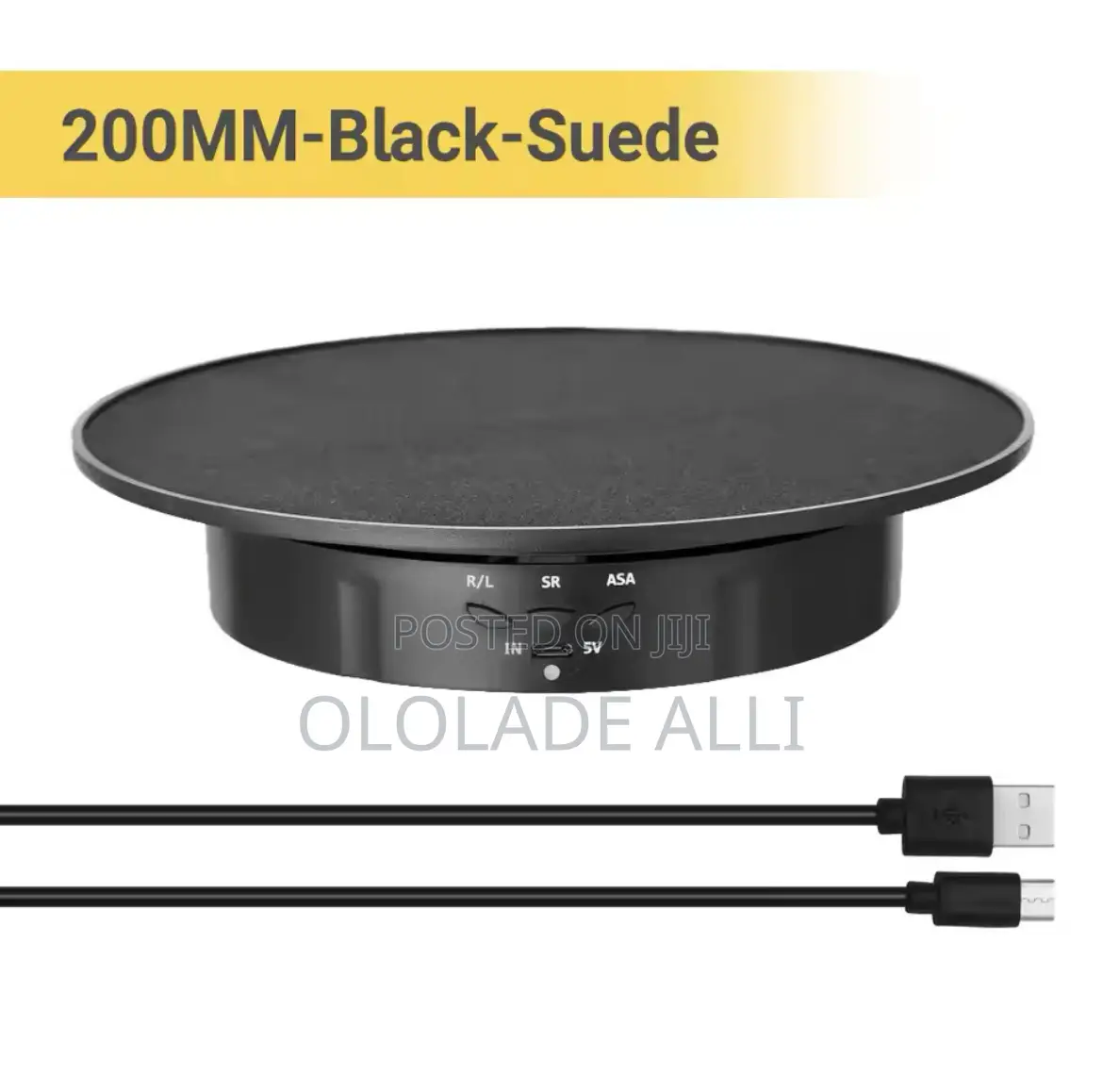 3-speed Electric Turntable With Different Platform
