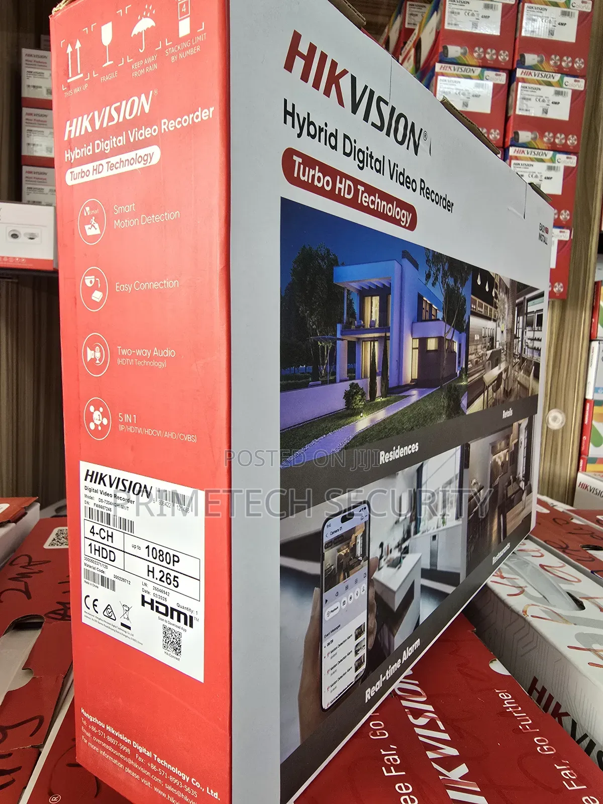 Hikvision 4ch DVR 2mp Two-Way Audio