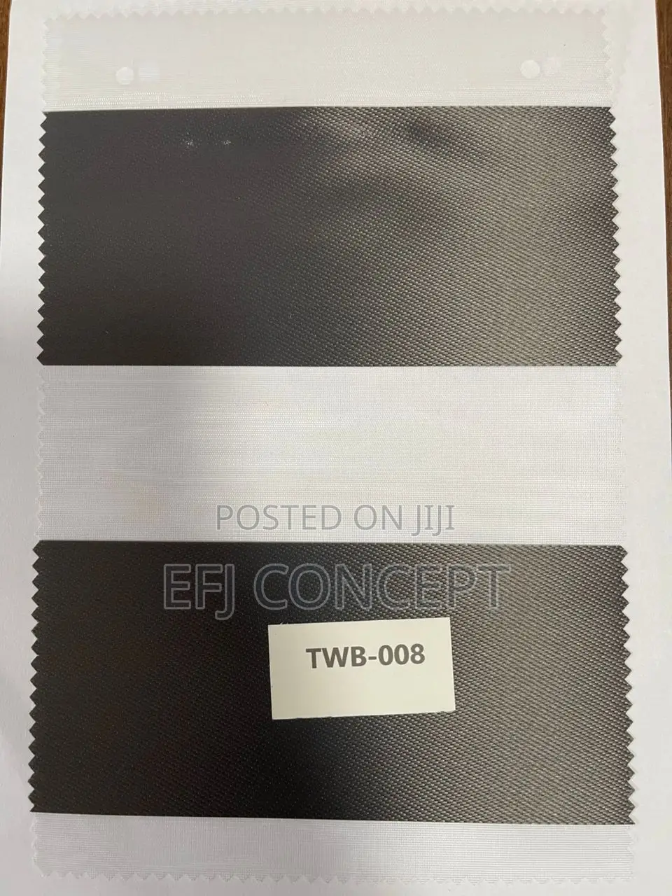 Day And Night Window Blind - Brilliant Thick Grey Design