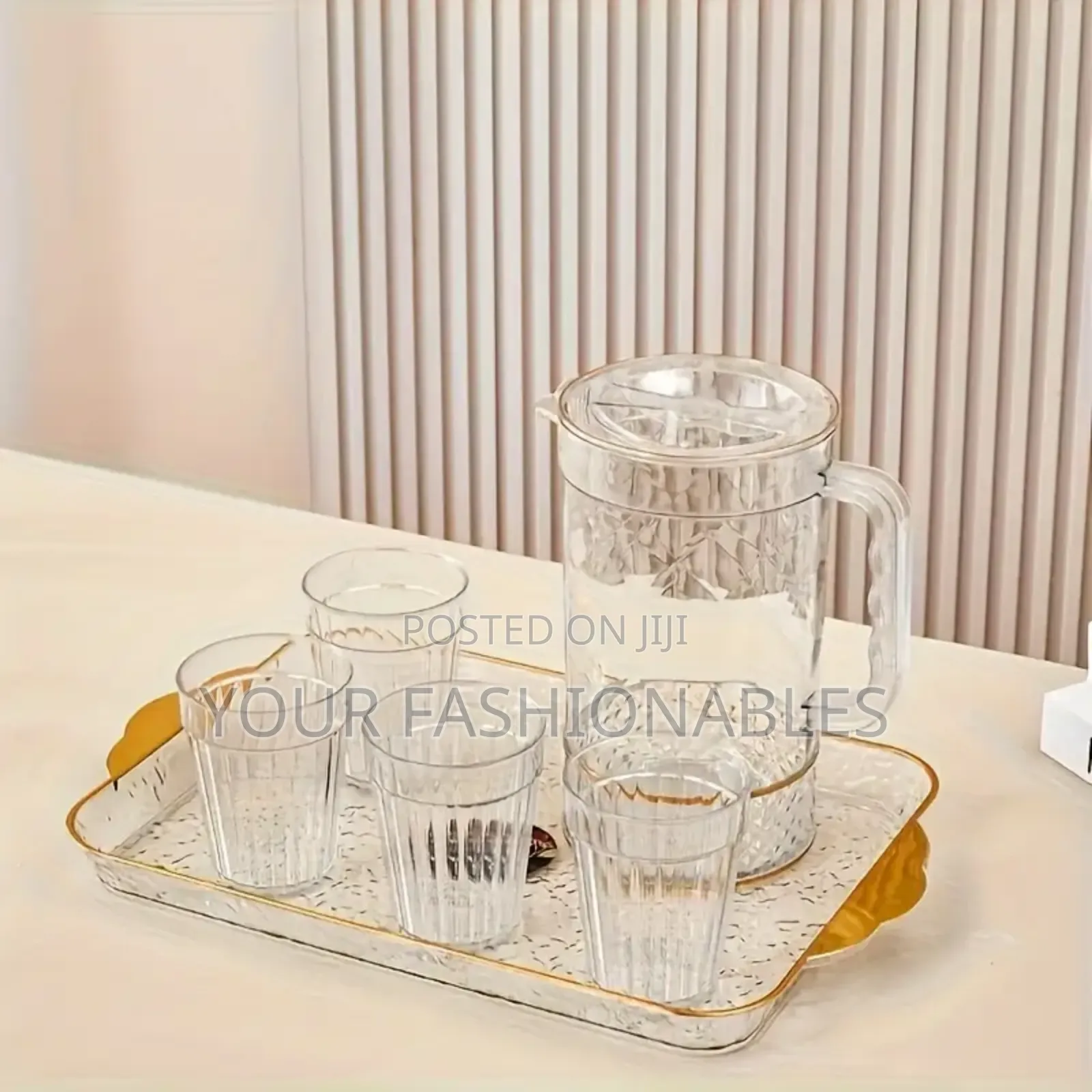 Acrylic Food Tray With Cover Set
