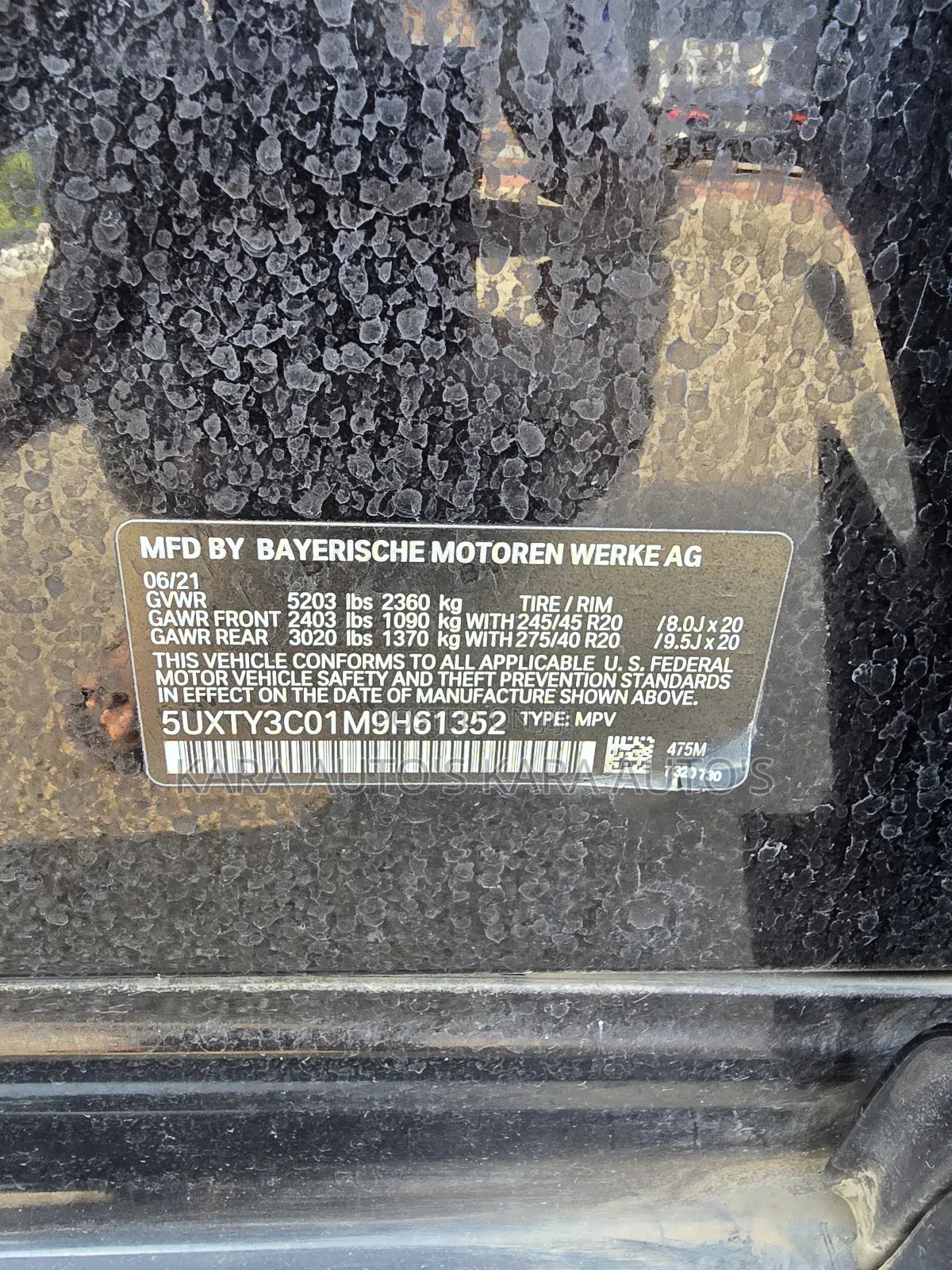 BMW X3 2021 Black