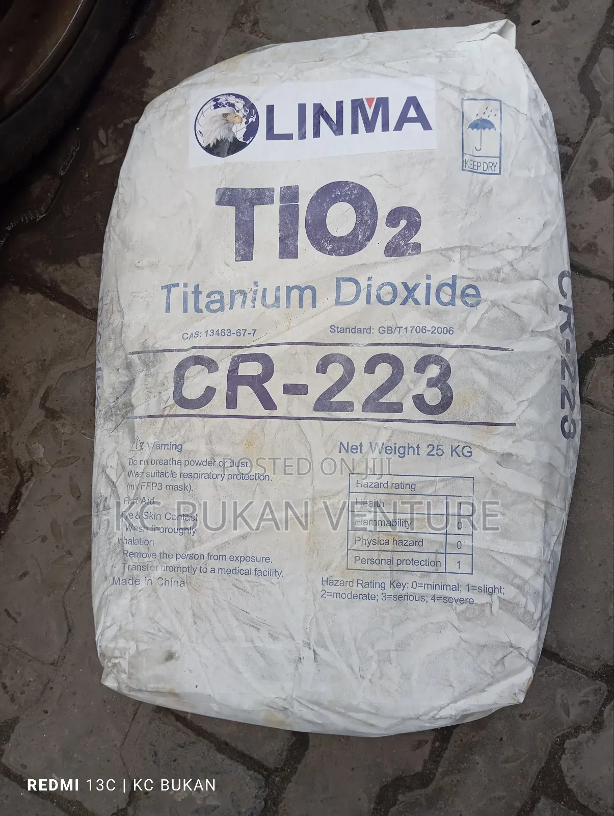 Titanium Oxide White Pigment