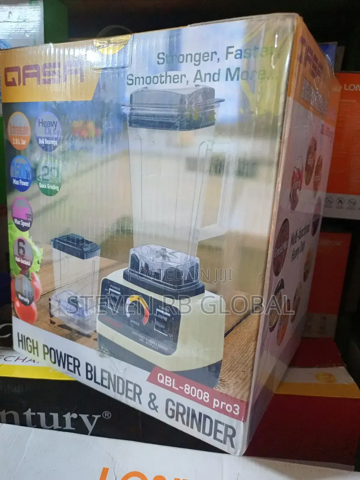 Qasa 2litres Blender Grinder QBL-8008 Pro3