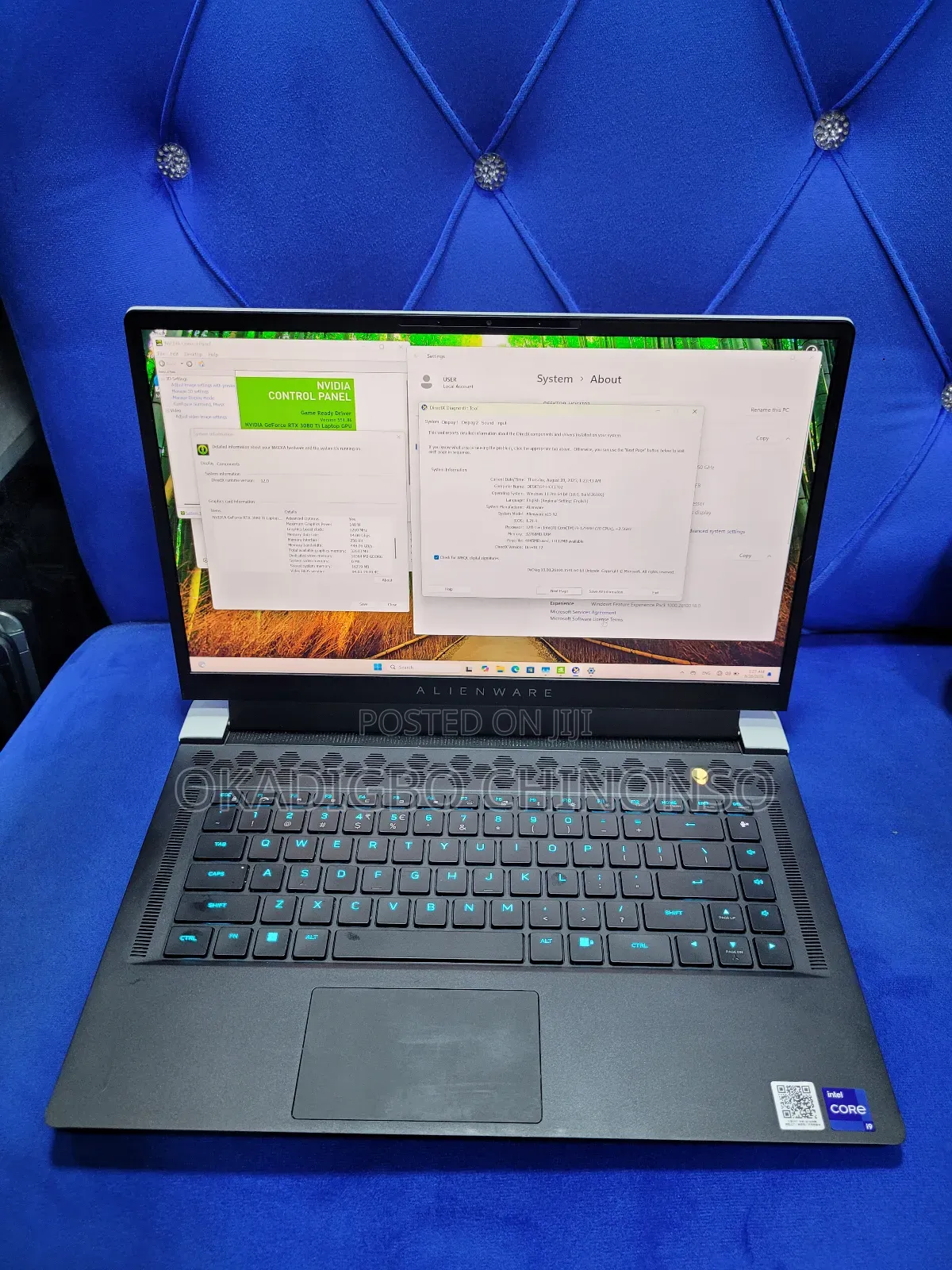 Laptop Dell Alienware X15 R1 32GB Intel Core i9 SSD 1T