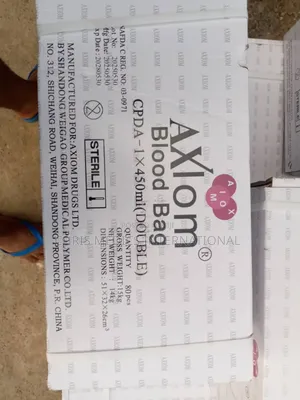 Axiom Double Blood Bag