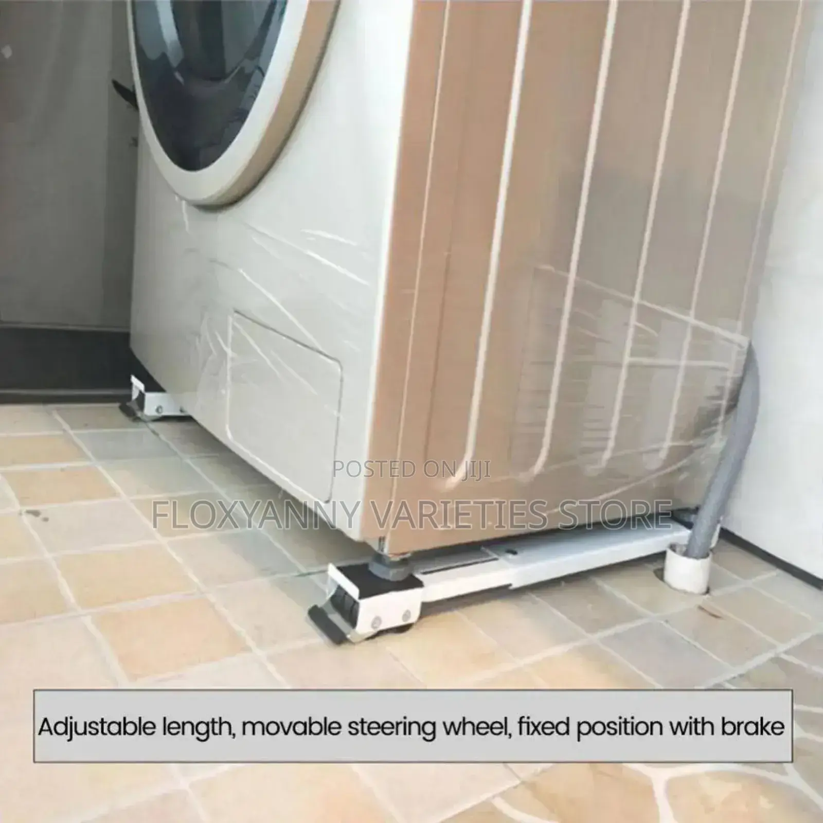 Movable Adjustable Telescopic Fridge/Washing Machine Stand Wheel