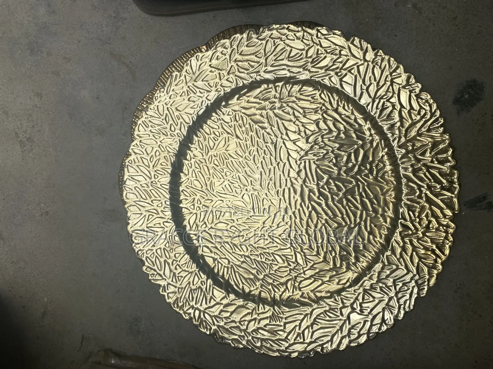 Gold Charger Plate