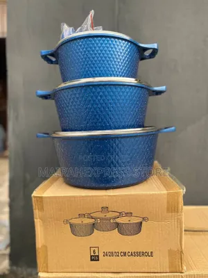 6pcs Aluminum Cookware/Pot (24/28/32)