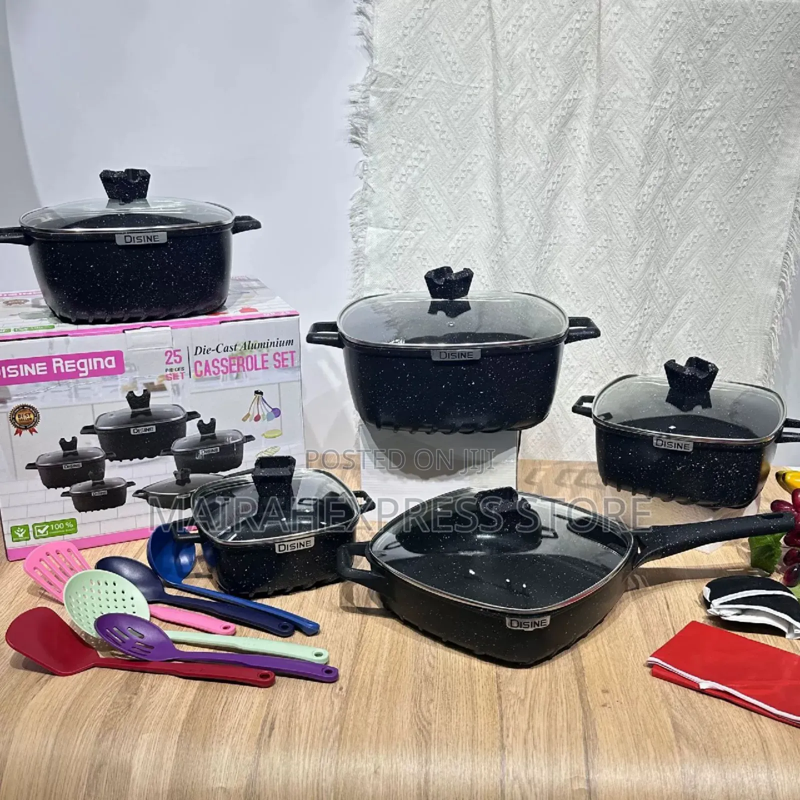 25pcs Dessini Regina Die Cast Cookware/Pot