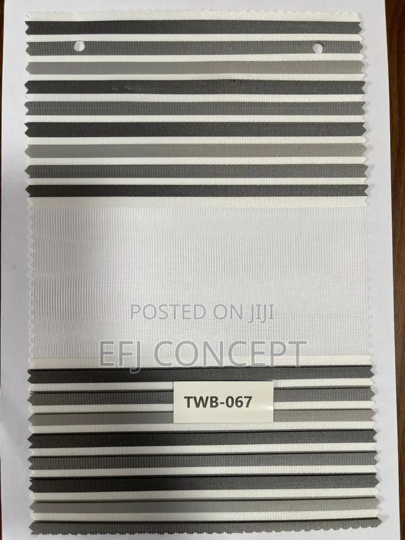 Day And Night Window Blind - Attractive Thick Grey Milk Layer Design