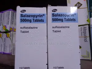 Pfizer Salazopyrin 500mg- 112tablets