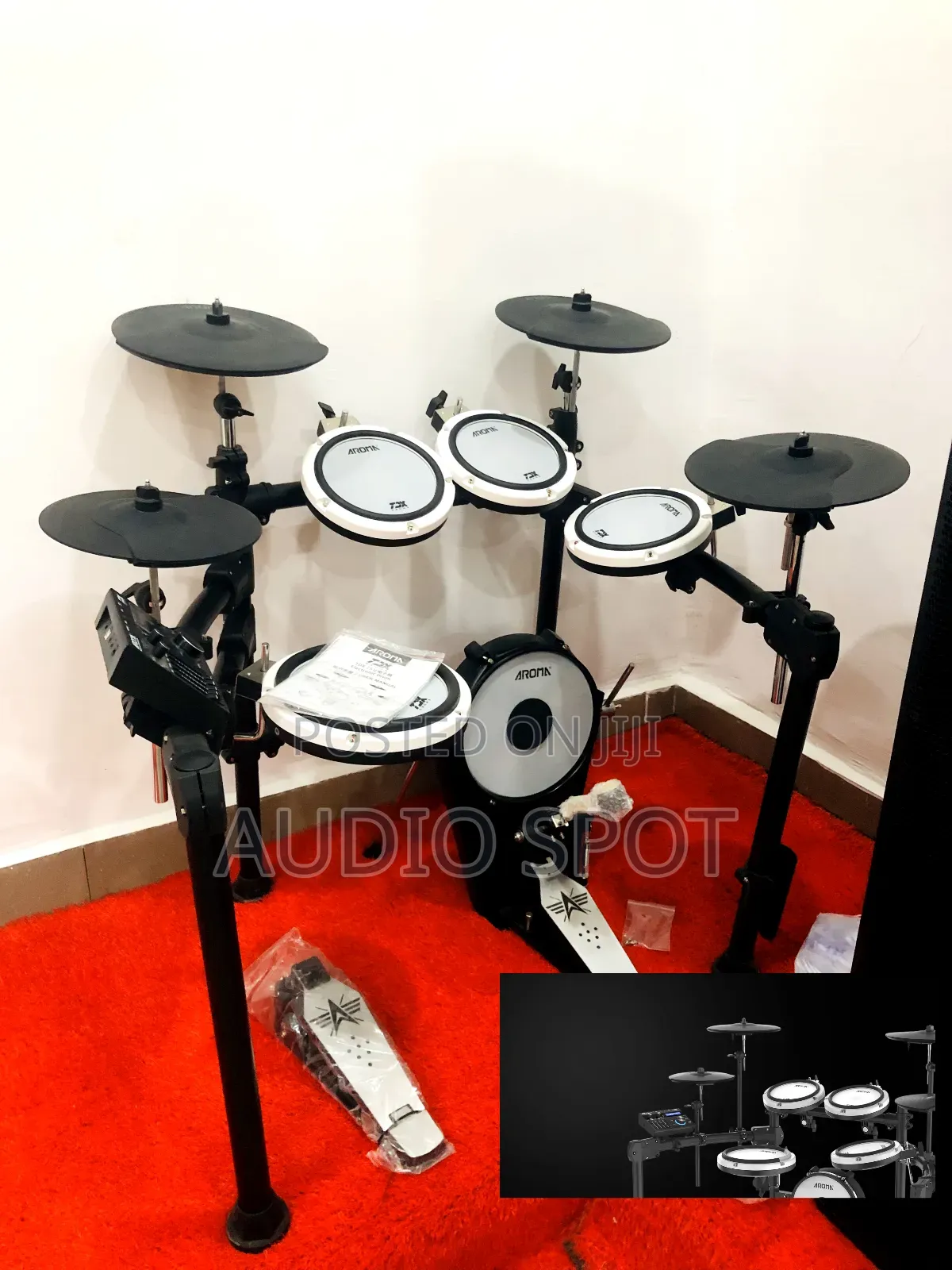 Aroma Tdx-25ii All-mesh 5+4 Professional Electronic Drums