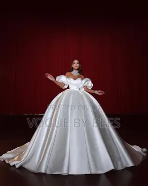 Satin Ball Wedding Gown