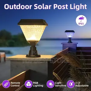 Modern Solar Pillar Light