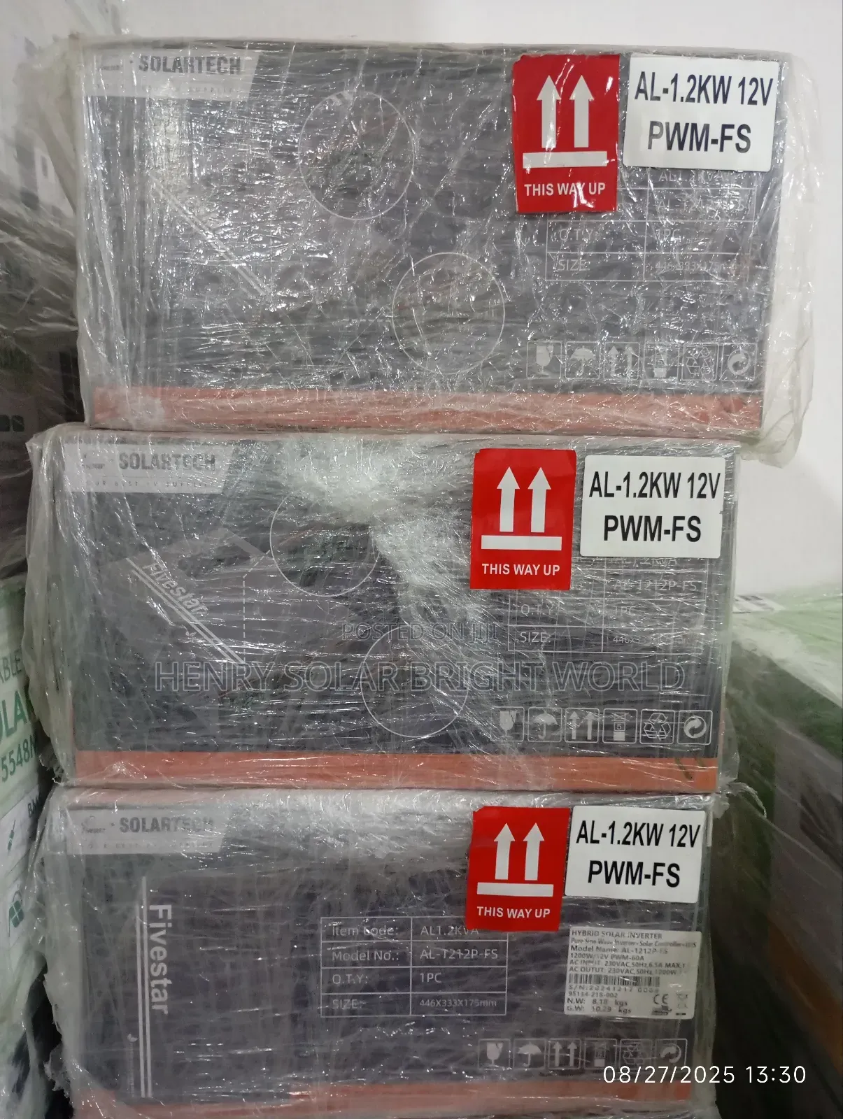 Fivestar 1.2kva 12v Hibrid Inverter