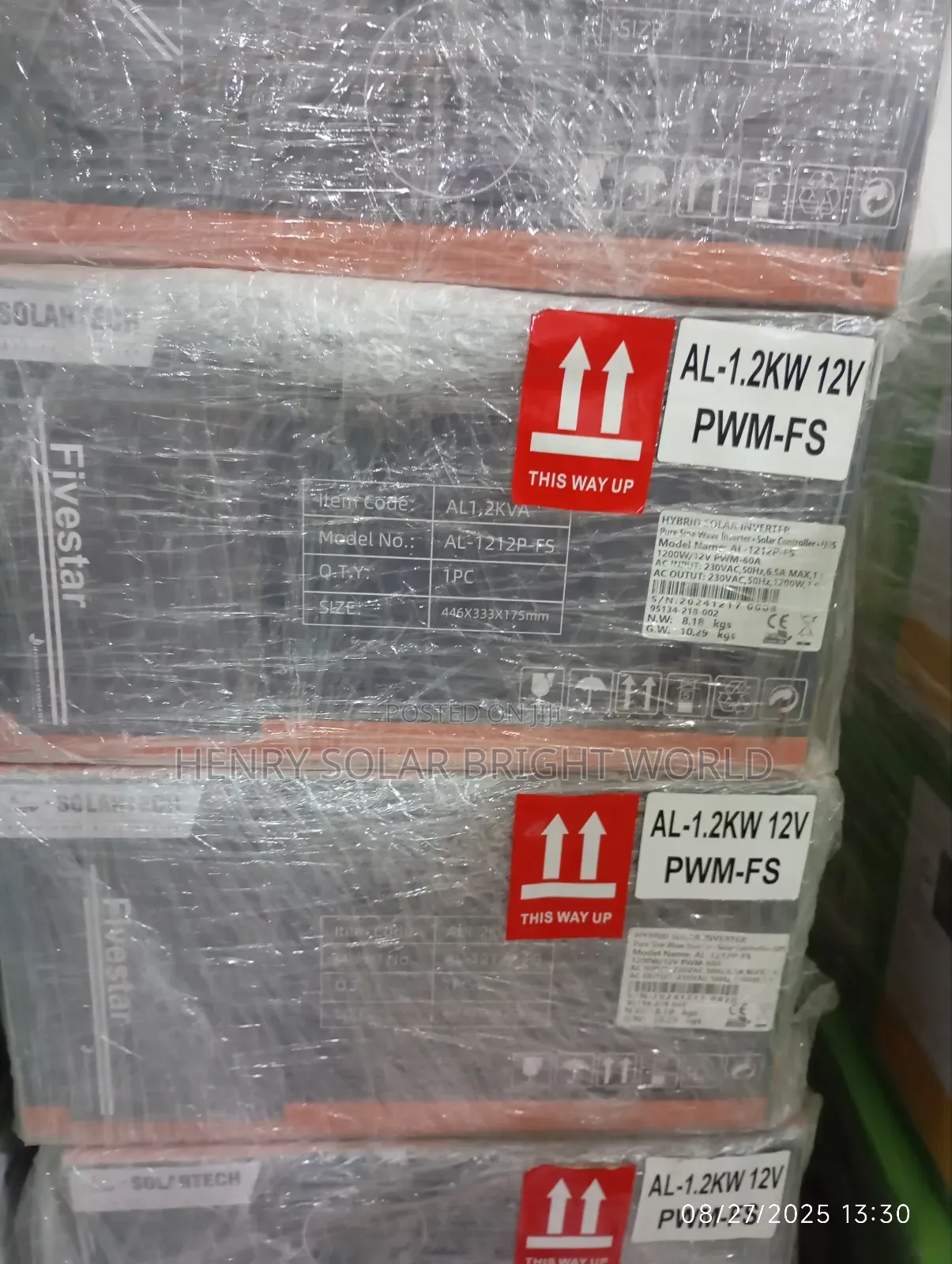 Fivestar 1.2kva 12v Hibrid Inverter