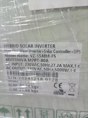 Fivestar 5.5kva 48v Tranformer Based Hibrid Inverter