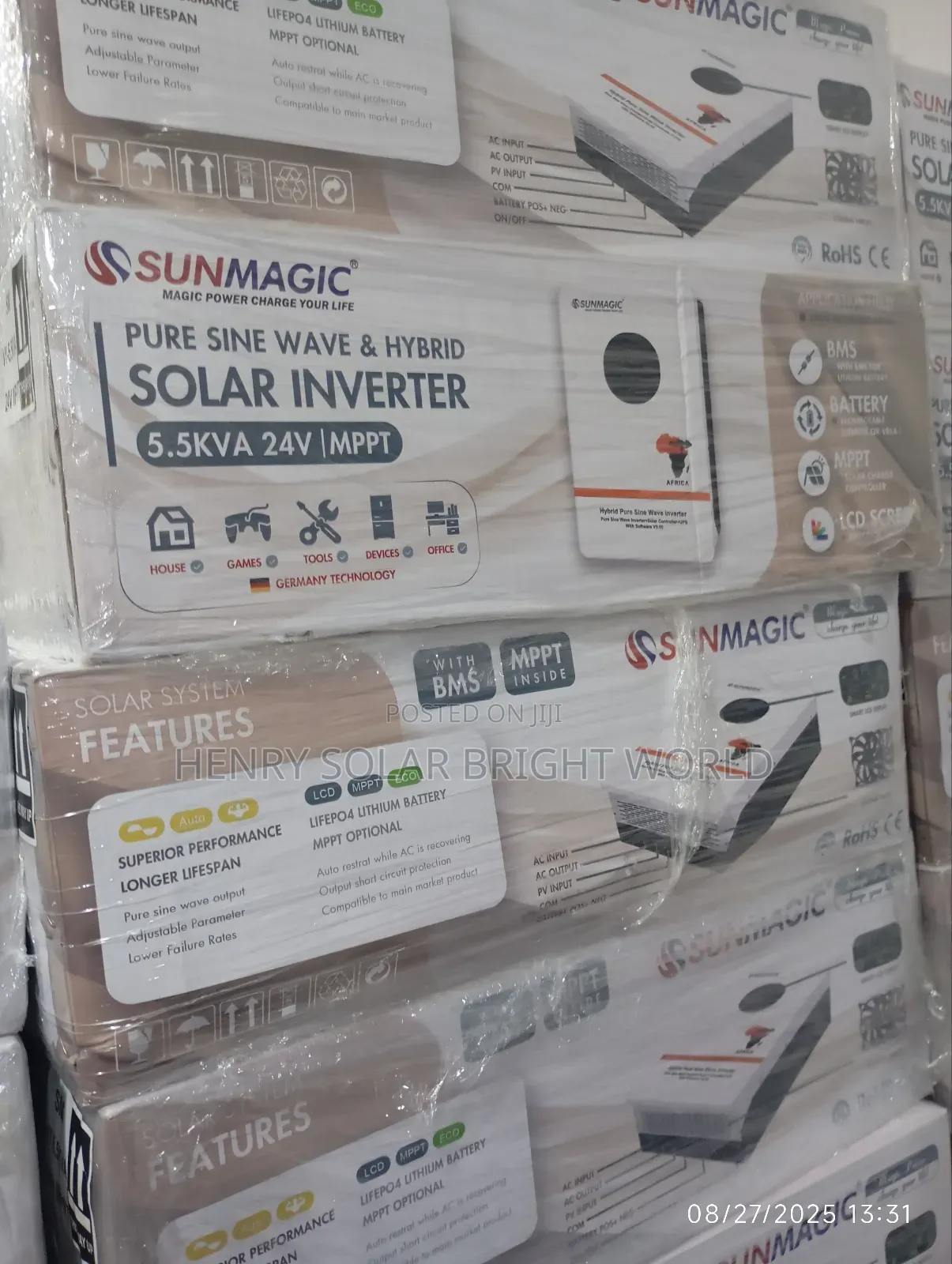 Sunmagic 5.5kva 24v Tranformer Based Hibrid Inverter