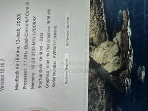 Laptop Apple MacBook Air 2020 16GB Intel Core I5 SSD 256GB