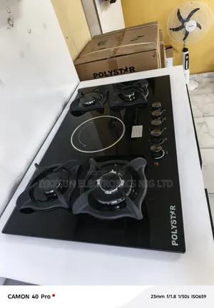 Original Polystar Luxury Built-in Gas Electric Cooker 60x90cm 4 +1