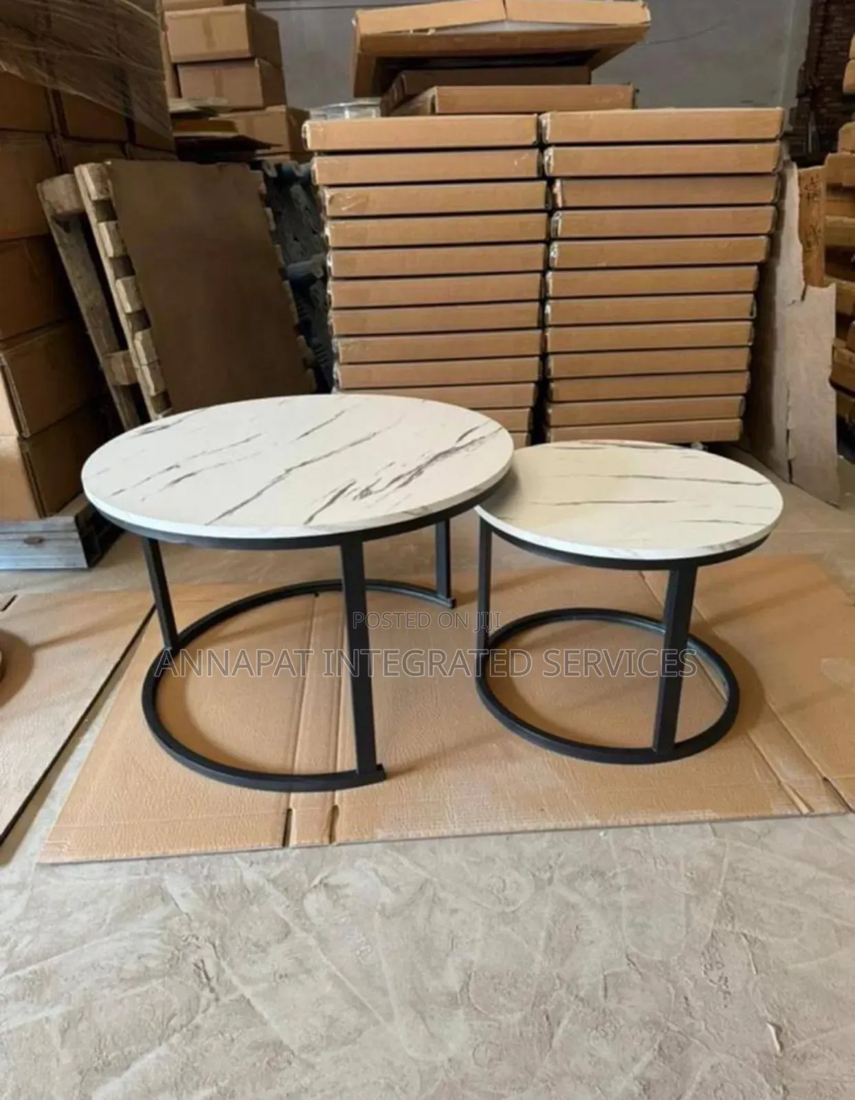 2in1 Wooden Top Centre Table