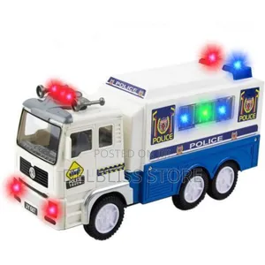Police Truck With Flashing Light